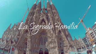 Inside La Sagrada Familia Barcelona 2017  4K Video [upl. by Eniffit]