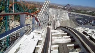 Colossus front seat onride HD POV Six Flags Magic Mountain [upl. by Arriet700]