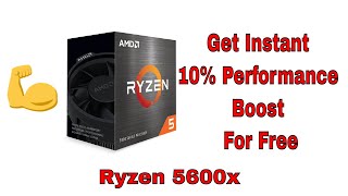 How to Overclock Ryzen 5600x Undervolting and Boost increase [upl. by Farlee994]