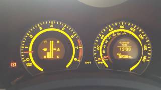 Toyota Auris Instrument panel  Dash light problem [upl. by Naujaj]