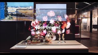 ISE 2019 LG Transparent OLED Signage Unveiling [upl. by Conah]