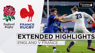 England v France  EXTENDED Highlights  Drama at Death at Twickenham  2021 Guinness Six Nations [upl. by Romney]