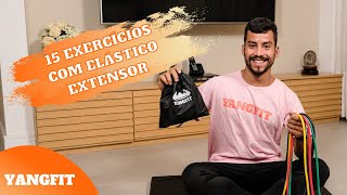 15 Exercícios com Elástico Extensor Para o Corpo Todo [upl. by Helse667]