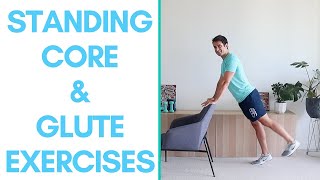 Essential Standing Glute amp Core Workout for Seniors [upl. by Boycie]