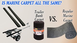 Selecting Trailer Bunk Carpet [upl. by Arondel]