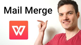 How to Mail Merge in WPS Office [upl. by Anytsirhc]