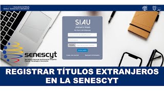 Registro de Títulos en la Senescyt [upl. by Dnartreb]