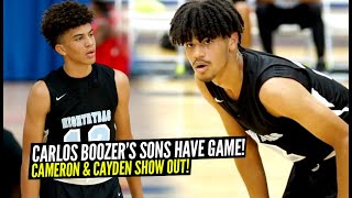 Carlos Boozers Sons Cameron amp Cayden Boozer ARE THE REAL DEAL Have GAME Just Like Their Dad [upl. by Nrubliw]