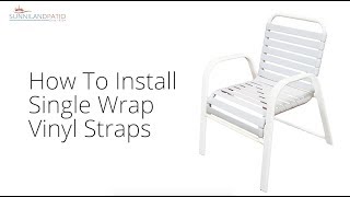 How To Install A Single Wrap Vinyl Strap [upl. by Koetke]