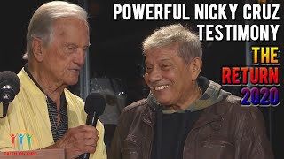 Nicky Cruz Testimony The Return 2020 National Mall  The Cross and the Switchblade  David Wilkerson [upl. by Sollie]