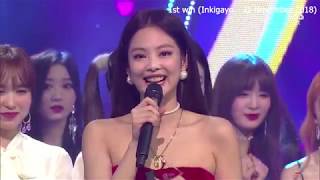 JENNIE BLACKPINK  SOLO 3 SHOW WINS COMPILATION [upl. by Alimat111]