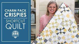 Try this New Quilt from Broken Dishes  Charm Pack Crispies  FREE Shortcut Quilt  Fat Quarter Shop [upl. by Nahtanod]