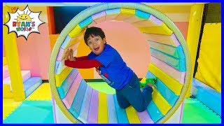 Indoor Playground for Kids with Ryans World [upl. by Philbin]