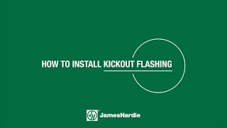 How to Install Kickout Flashing [upl. by Krenn]