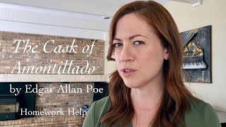 THE CASK OF AMONTILLADO by Edgar Allan Poe Summary amp Analysis [upl. by Sik]