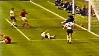 World Cup 1966  Geoff Hursts Controversial Goal in Color [upl. by Arny]