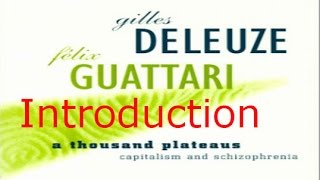 1  A Thousand Plateaus by Gilles Deleuze amp Félix Guattari  Illustrated Audiobook [upl. by Dlorrej]