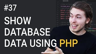 37 How to show database data on a website using MySQLi  PHP tutorial  Learn PHP programming [upl. by Oriel63]