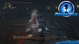 Bloodborne  Yharnam Pthumerian Queen Boss Fight Ihyll Chalice Dungeon [upl. by Bravin541]