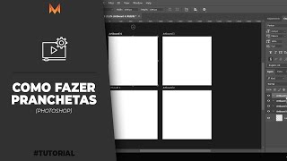 COMO FAZER PRANCHETA NO PHOTOSHOP [upl. by Emiatej]