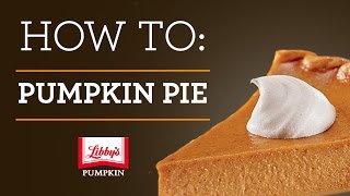 How to Make a Libby’s Pumpkin Pie [upl. by Nema409]