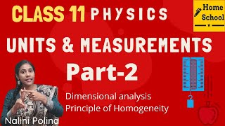 Units and Measurements Class 11  Chapter 2 Physics  CBSE JEE NEET Part2 [upl. by Harak719]