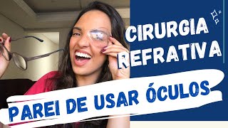 CIRURGIA de MIOPIA  Valores processo e recuperação da cirurgia refrativa [upl. by Ocsecnarf]