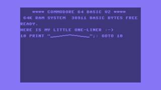 C64 oneliner wave quotanimationquot [upl. by Zena207]