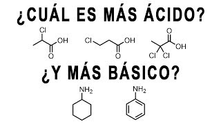 ACIDEZ Y BASICIDAD ORGÁNICA  Química Orgánica [upl. by Glennis]