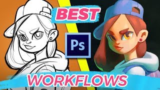 How to Paint in Photoshop  Best Digital Painting Workflows [upl. by Hamlin]