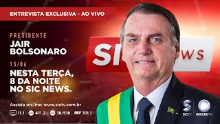 AO VIVO BOLSONARO ATRAVÉS DO SIC NEWS FALA PARA RONDÔNIA [upl. by Kolva]