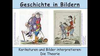 Karikaturen  Bilder analysieren und interpretieren Wie geht das Geschichte  Bildinterpretation [upl. by Rivalee]