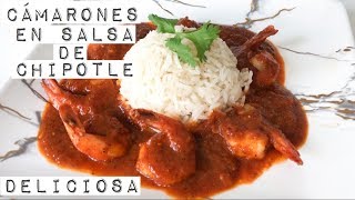 Camarones Ala Diabla  En Salsa De Chipotle [upl. by Tirzah]