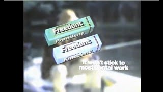 Wrigleys Freedent Gum Commercial 1978 [upl. by Ayo260]