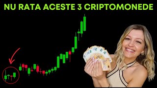 Top 3 criptomonede subevaluate cu potential 100X ce leam adaugat in portofoliul meu Low Cap Coins [upl. by Aimit]