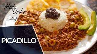 Dominican Style Picadillo  Carne Molida Dominicano  Made To Order  Chef Zee Cooks [upl. by Enoid]