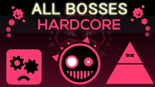 Just Shapes amp Beats  Hardcore  All Bosses S Rank [upl. by Dadinirt]