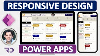 How to build Responsive Power Apps  Responsive Layouts Tabs Galleries amp Forms [upl. by Lela]