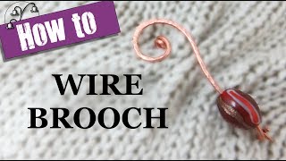 How to make a Wire Brooch [upl. by Clynes]