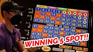 BIG KENO WIN  Live Keno At the Strat Las Vegas Casino [upl. by Retrak]