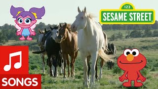 Sesame Street Dance Like a Horse  Animal Dance 5 [upl. by Kawasaki673]