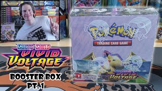 Vivid Voltage Booster Box Opening Pt 1 [upl. by Acey986]