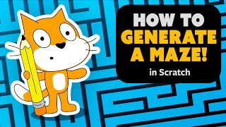 Simple Maze Generation  Scratch Tutorial [upl. by Nyl]