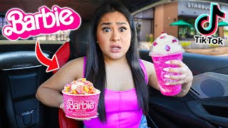 Testing VIRAL TikTok BARBIE FOOD HACKS [upl. by Riggins33]