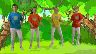 Jungle Jive  Fun Animal Song for Kids  Kids Exercise Song  Action Song for Kids  Time 4 Kids TV [upl. by Edyaj687]