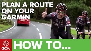 How To Plan A Route Using Your Garmin [upl. by Antons]