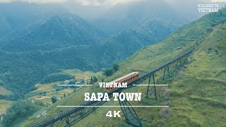 Sapa Vietnam By Drone 4K [upl. by Dikmen814]