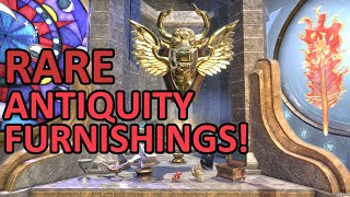 Previewing ALL the New ESO Greymoor Antiquity Furnishings [upl. by Nolyaw374]