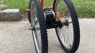 How to make a 3 wheel electric Bicycle at home [upl. by Ernestine]