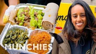 The Only Ethiopian Food Truck in NYC  Street Food Icons [upl. by Ullund274]